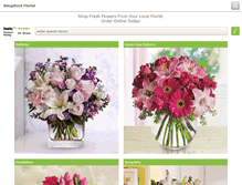 Tablet Screenshot of kingsfordflowers.com.au